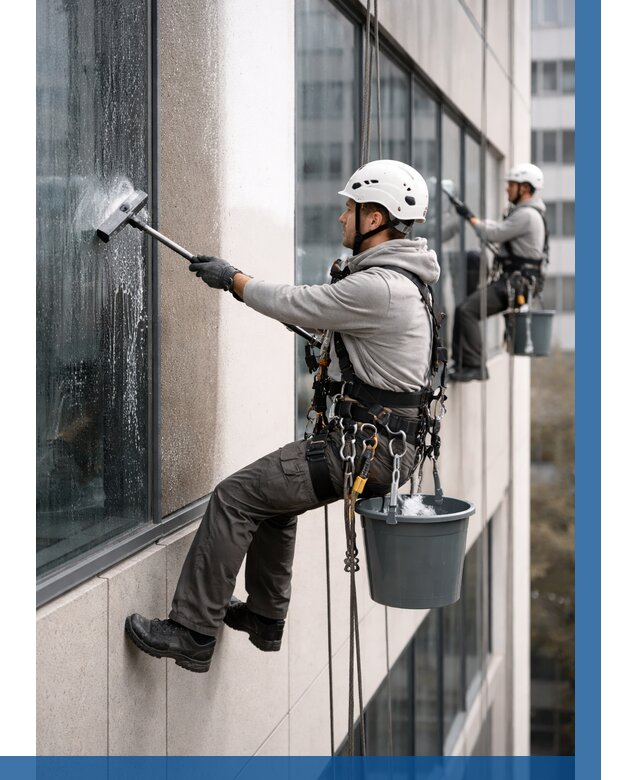 Мойка фасадов зданий в Клинцах под ключ от 364 р. | ВЫСОТНИК-Клы