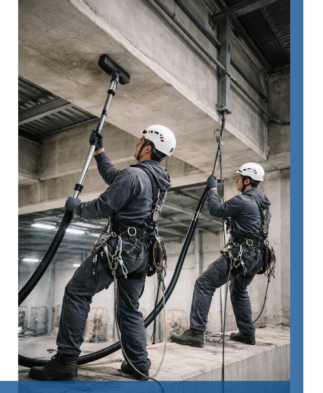 Обеспыливание потолочных конструкций в Клинцах от 260 р. |ВЫСОТНИК-Клы