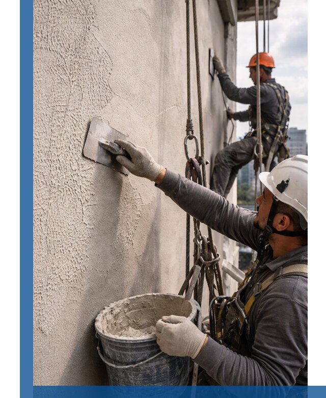 Декоративная штукатурка фасада с утеплением и защитой в Клинцах