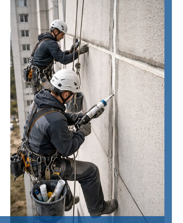 Герметизация межпанельных швов в Клинцах от 728 р. | ВЫСОТНИК-Клы
