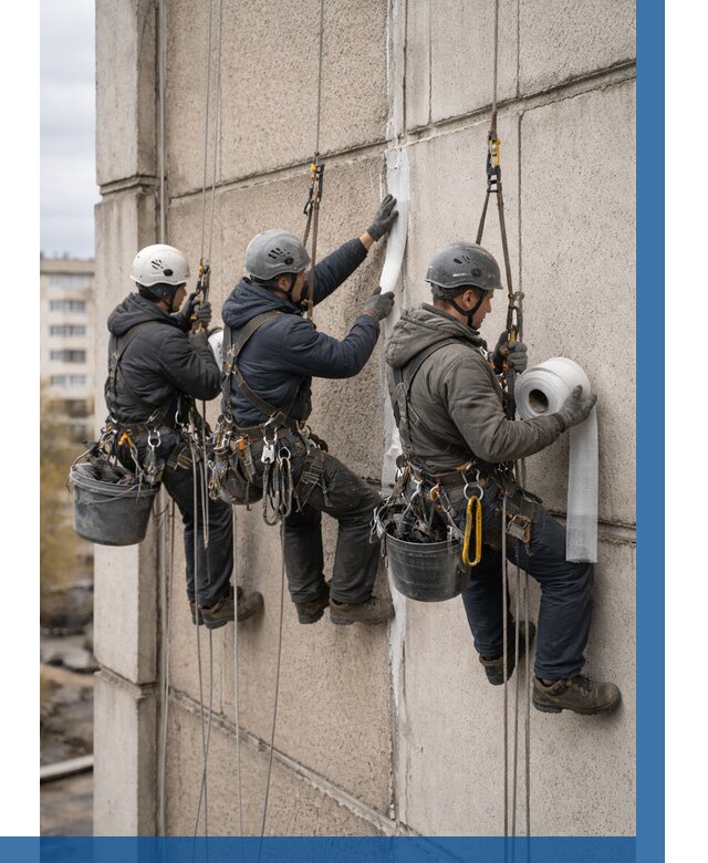 Ремонт межпанельных швов в Клинцах от 780 р. | ВЫСОТНИК-Клы