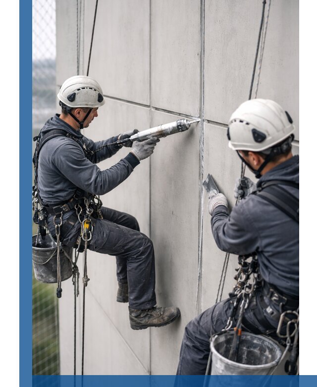 Первичная герметизация швов фасадов и кровель в Клинцах