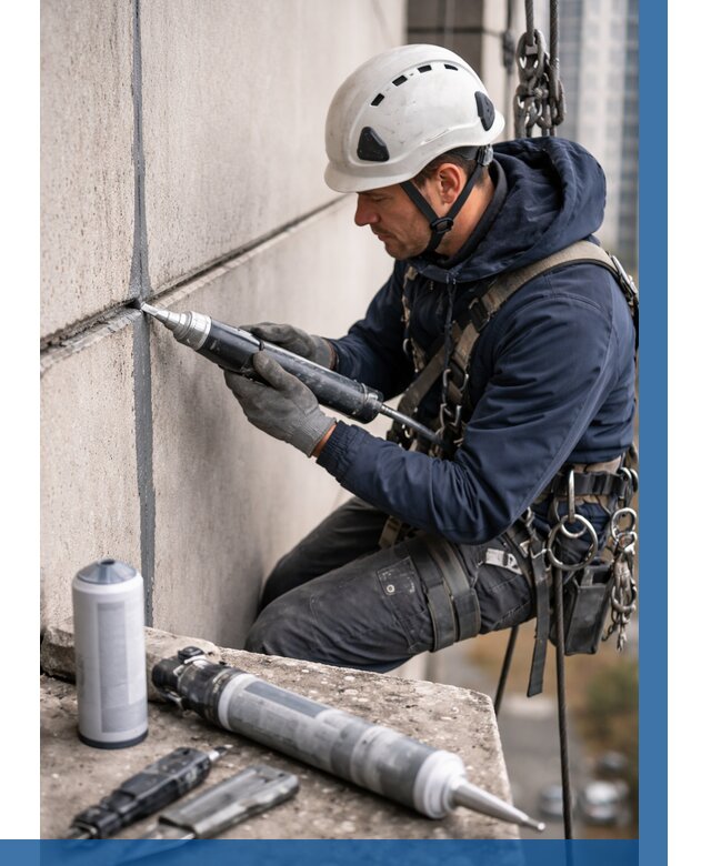 Вторичная герметизация швов в Клинцах от 468 р. | ВЫСОТНИК-Клы