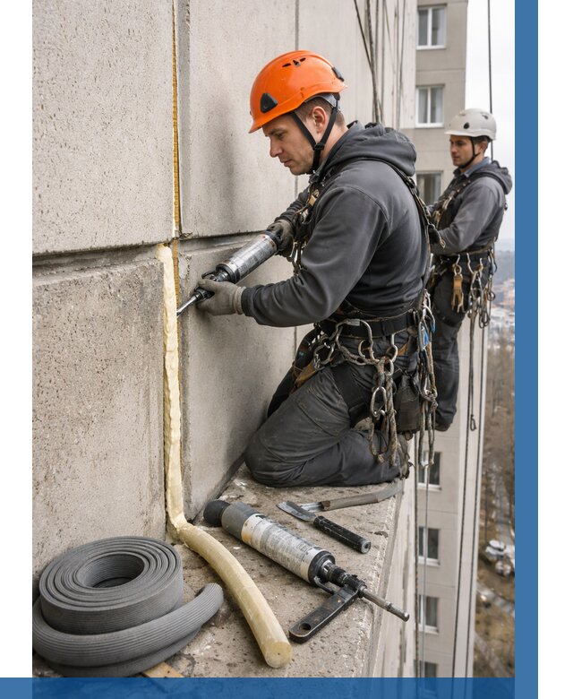 Теплый шов межпанельные швы в Клинцах от 728 р. | ВЫСОТНИК-Клы