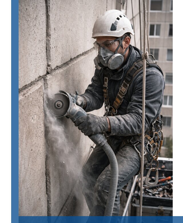 Штробление межпанельных швов в Клинцах качественно и быстро