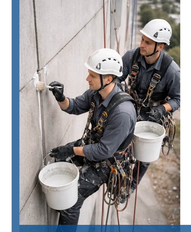 Противогрибковая обработка швов в Клинцах для фасадов и кровель