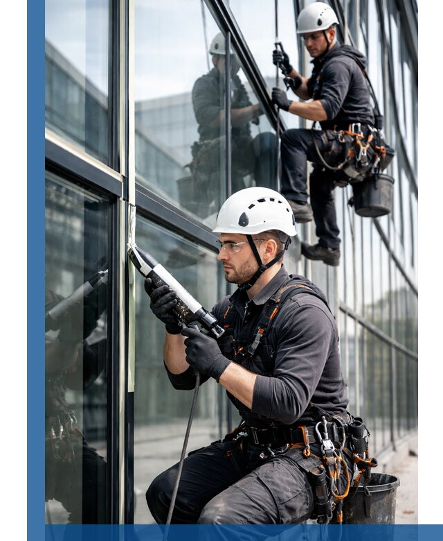 Герметизация витражных швов в Клинцах для зданий и фасадов