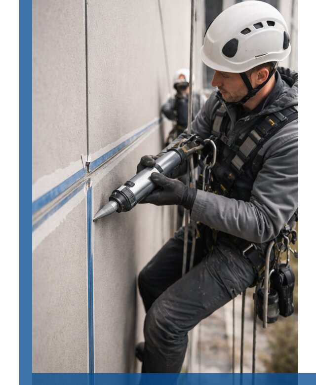 Герметизация стыков фасадных панелей в Клинцах качественно и быстро