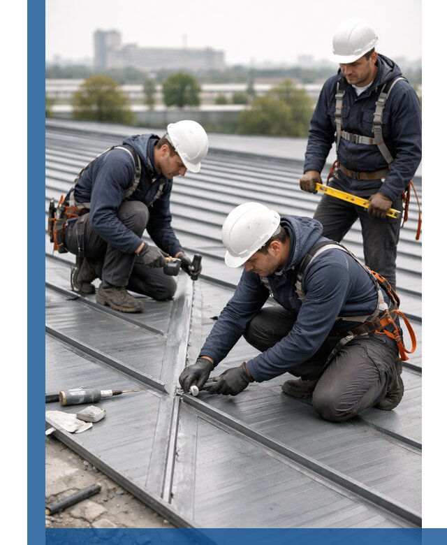 Ремонт фальцевой кровли в Клинцах срочно и качественно