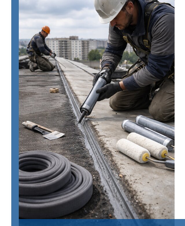 Герметизация швов кровли в Клинцах с гарантией герметичности