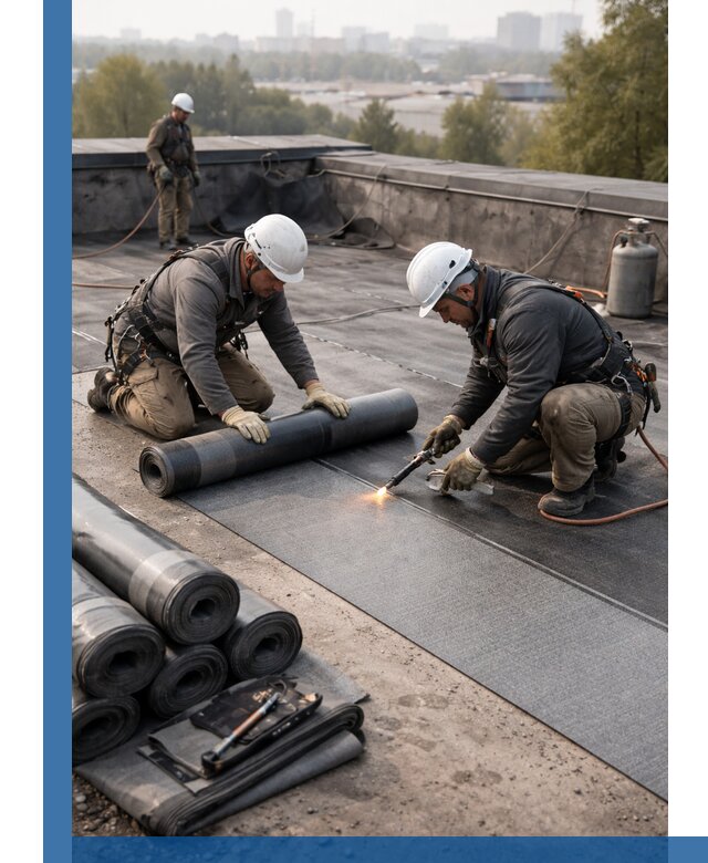 Монтаж мягкой кровли в Клинцах профессионально и надежно