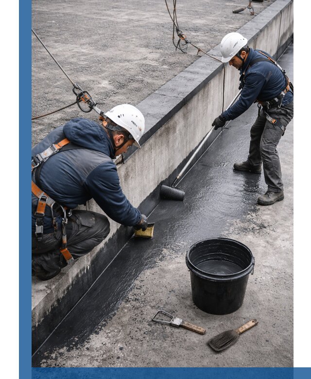 Гидроизоляция кровли жидкой резиной профессионально в Клинцах