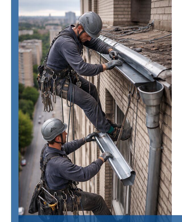 Ремонт водосточных желобов в Клинцах, быстро и качественно