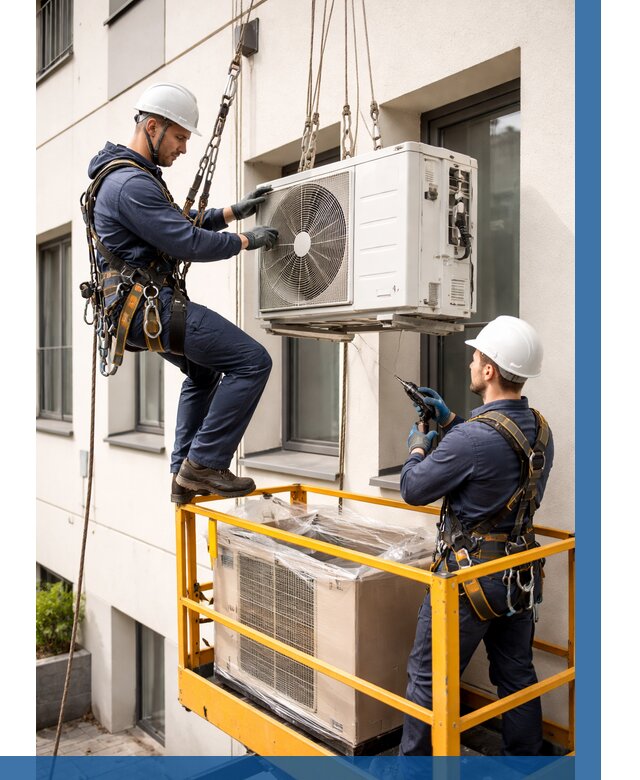 Демонтаж внешнего блока кондиционера в Клинцах от 3639 р. | ВЫСОТНИК-Клы