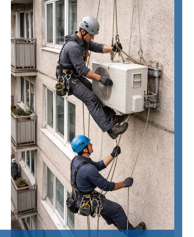 Перенос внешнего блока кондиционера в Клинцах от 9356 р.| ВЫСОТНИК-Клы