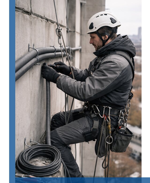 Профессиональный монтаж гофры для кабеля в Клинцах с гарантией