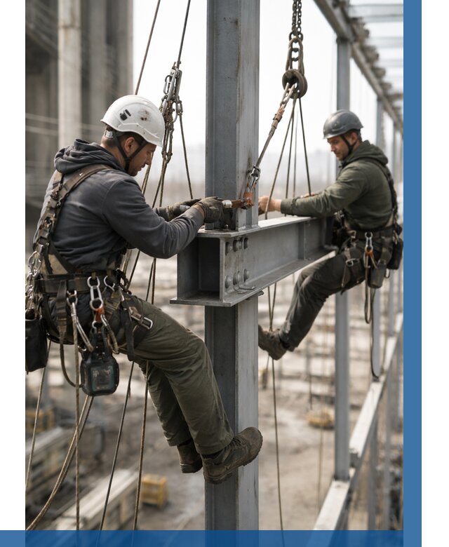 Монтаж металлоконструкций на высоте в Клинцах от 3639 р. | ВЫСОТНИК-Клы