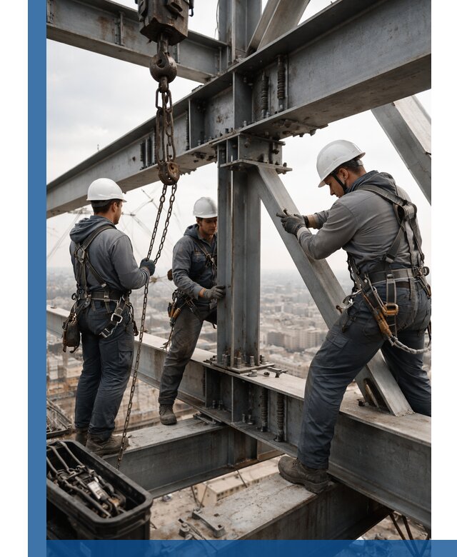 Профессиональный монтаж металлоконструкций на высоте в Клинцах