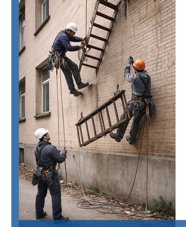 Демонтаж пожарной лестницы в Клинцах быстро и безопасно