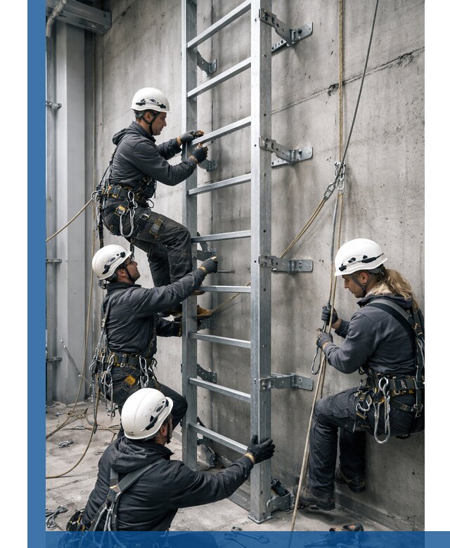 Монтаж металлических лестниц в Клинцах под ключ со гарантией