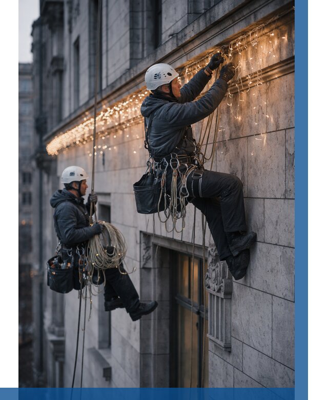 Монтаж новогодней иллюминации в Клинцах от 8837 р. | ВЫСОТНИК-Клы