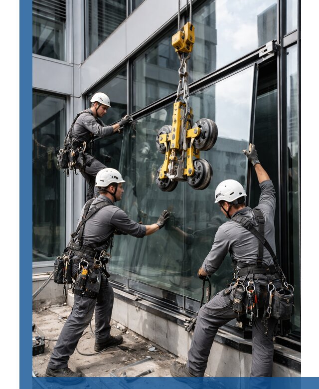 Структурное остекление фасадов в Клинцах монтаж и обслуживание