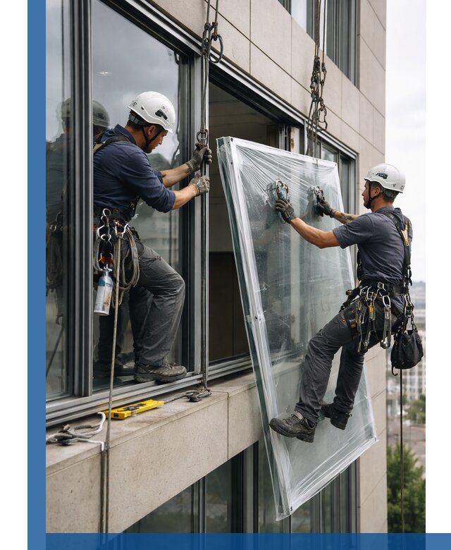 Профессиональная замена стекла в витраже в Клинцах с гарантией