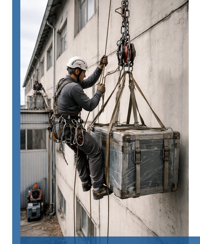 Подъем грузов на высоту в Клинцах для промышленных объектов