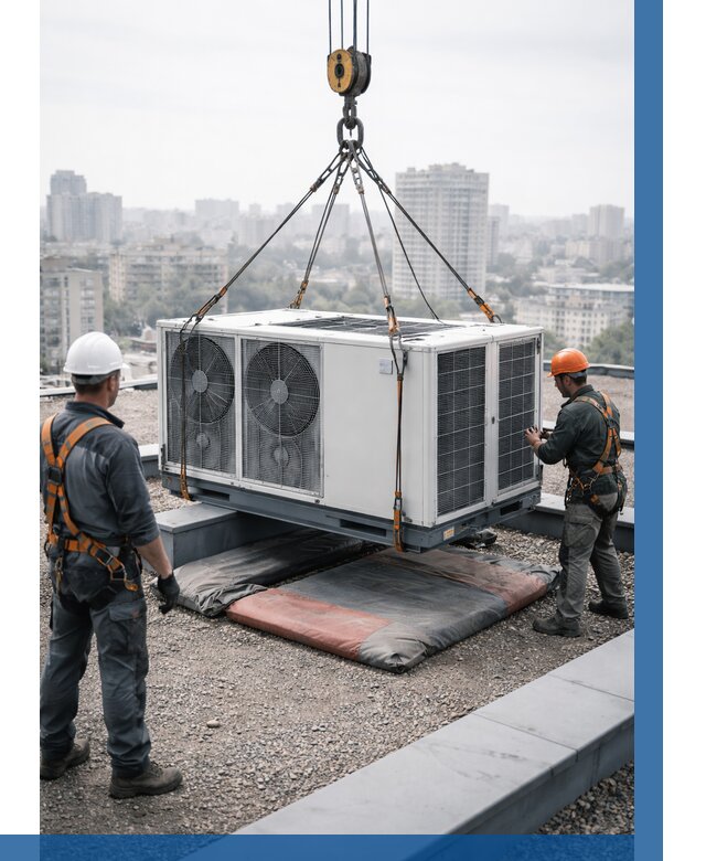 Подъем груза на крышу в Клинцах от 5198 р. | ВЫСОТНИК-Клы заказать