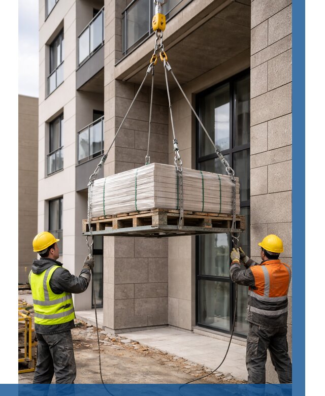 Подъем керамогранита на этаж в Клинцах от 3639 р. | ВЫСОТНИК-Клы