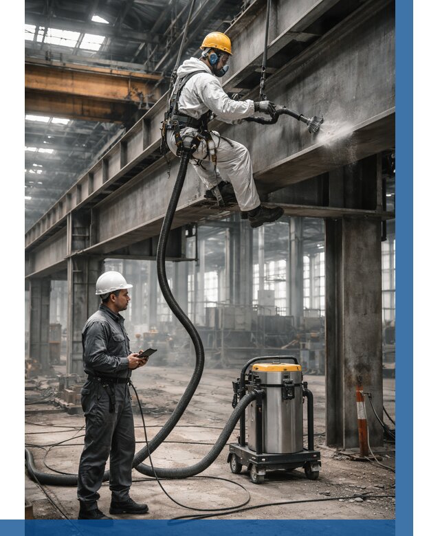 Обеспыливание конструкций в цехе в Клинцах от 4366 р. | ВЫСОТНИК-Клы