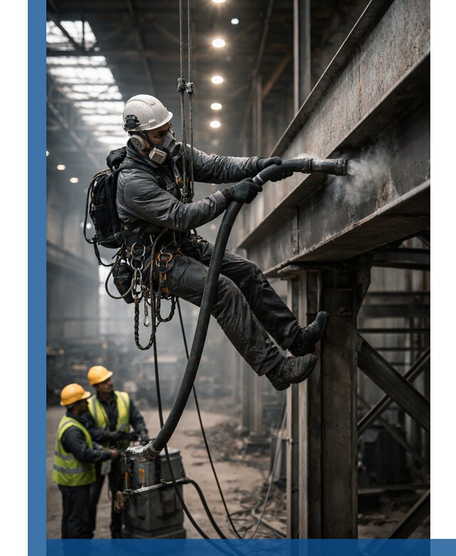 Обеспыливание конструкций в цехах промышленного производства в Клинцах