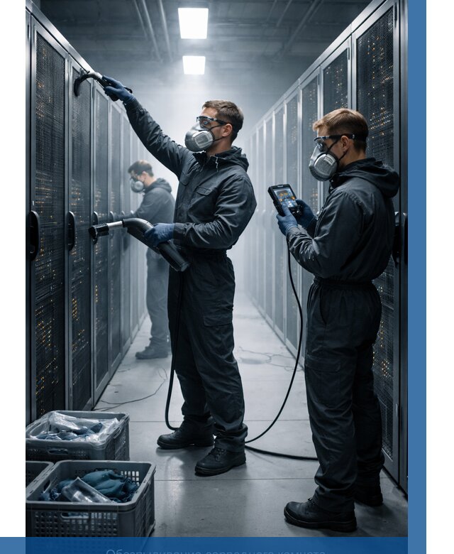 Обеспыливание серверной комнаты в Клинцах от 4678 р. | ВЫСОТНИК-Клы