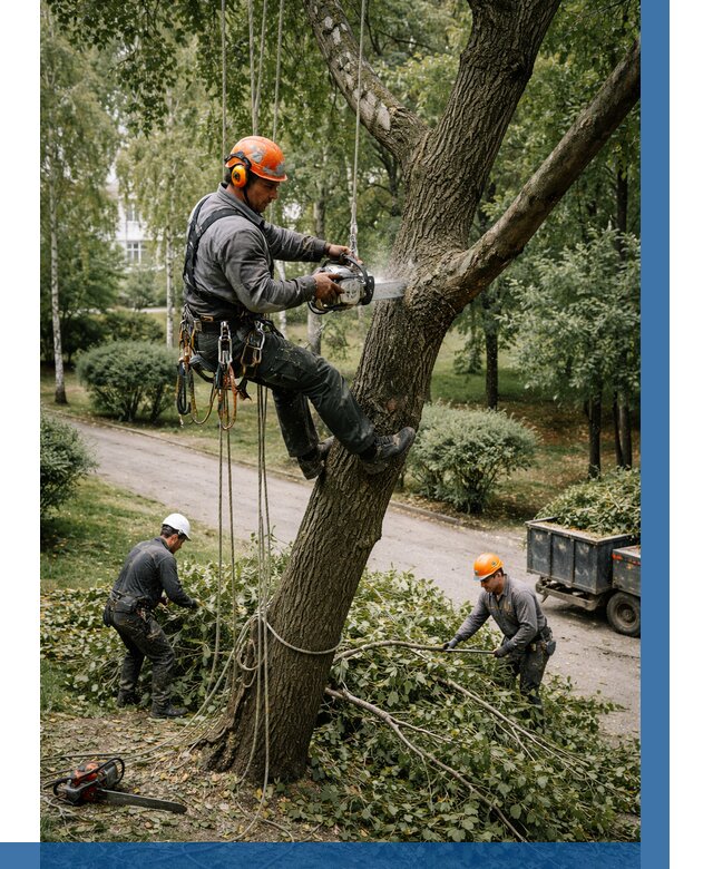 Кронирование деревьев в Клинцах от 6757 р. | ВЫСОТНИК-Клы