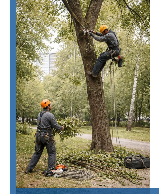 Санитарная обрезка деревьев в Клинцах, профессионально и безопасно