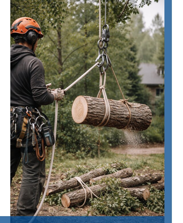 Валка деревьев частями в Клинцах от 7797 р. | ВЫСОТНИК-Клы