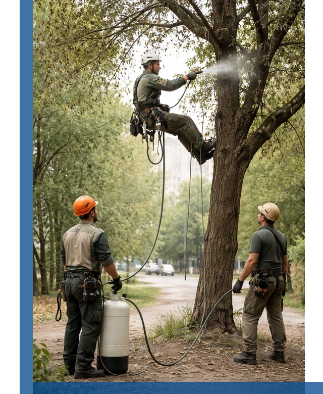 Обработка деревьев от вредителей в Клинцах профессиональная защита